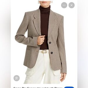 FRAME THE FEMME BLAZER IN TAWNY MULTI